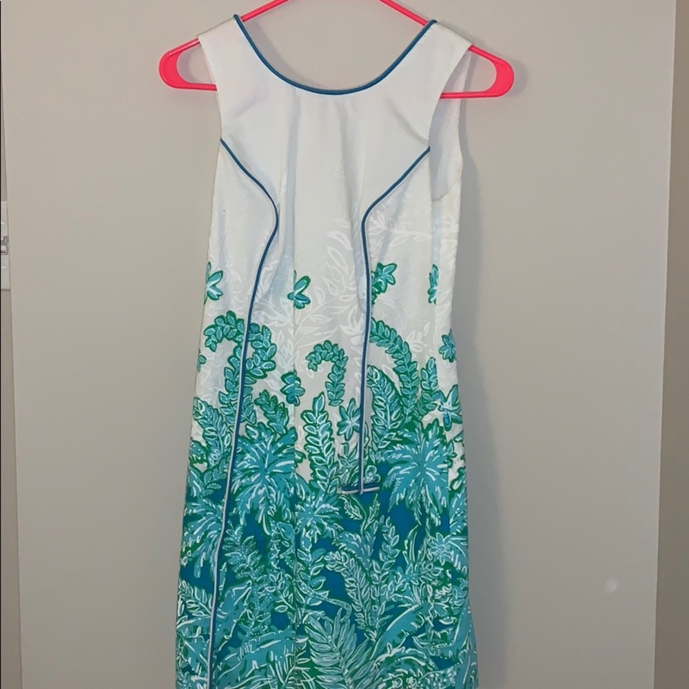 Lilly Pulitzer Blue & White Mini Dress